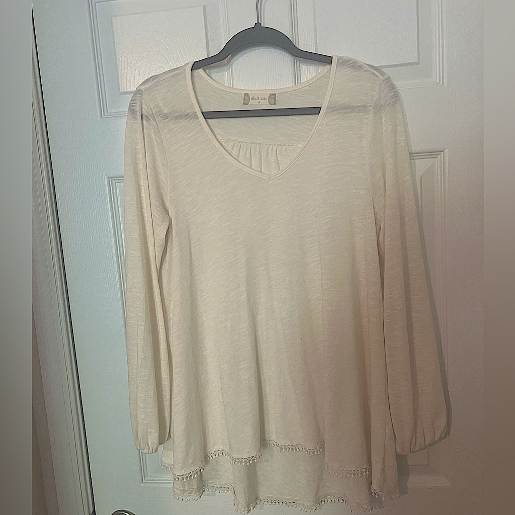 Altar’d State Flowy White Top